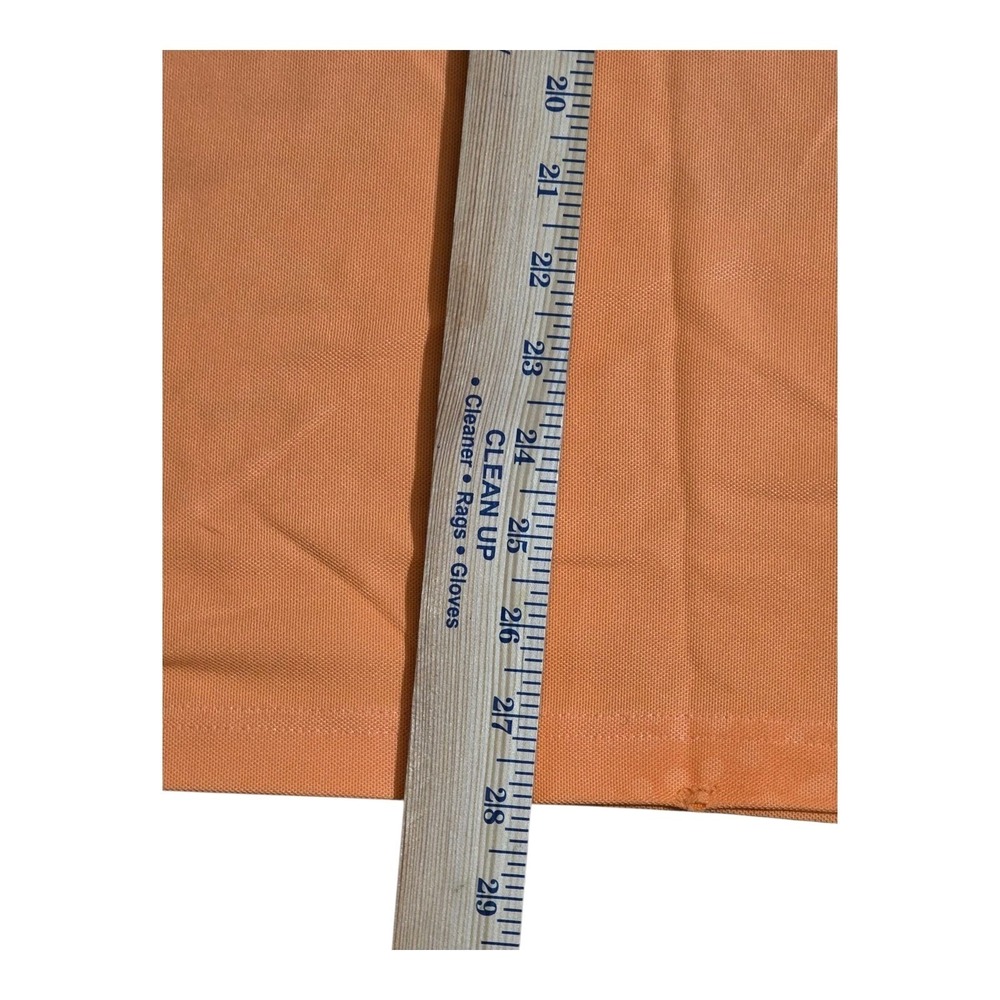 Masters Tech‎ Mens Large Orange Polo Shirt Augusta National Golf Logo Polyester - Picture 7 of 9